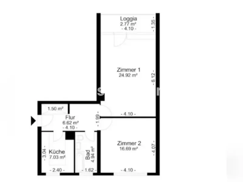 Tauschwohnung: Tausche 2 zi gegen 4 zi wohnung — photo 1